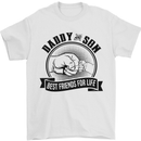 Daddy & Son Best FriendsFather's Day Mens T-Shirt Cotton Gildan White