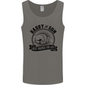 Daddy & Son Best FriendsFather's Day Mens Vest Tank Top Charcoal