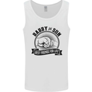Daddy & Son Best FriendsFather's Day Mens Vest Tank Top White