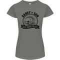 Daddy & Son Best FriendsFather's Day Womens Petite Cut T-Shirt Charcoal