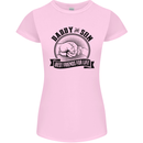 Daddy & Son Best FriendsFather's Day Womens Petite Cut T-Shirt Light Pink