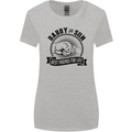 Daddy & Son Best FriendsFather's Day Womens Wider Cut T-Shirt Sports Grey