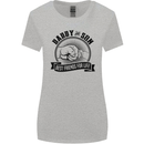 Daddy & Son Best FriendsFather's Day Womens Wider Cut T-Shirt Sports Grey