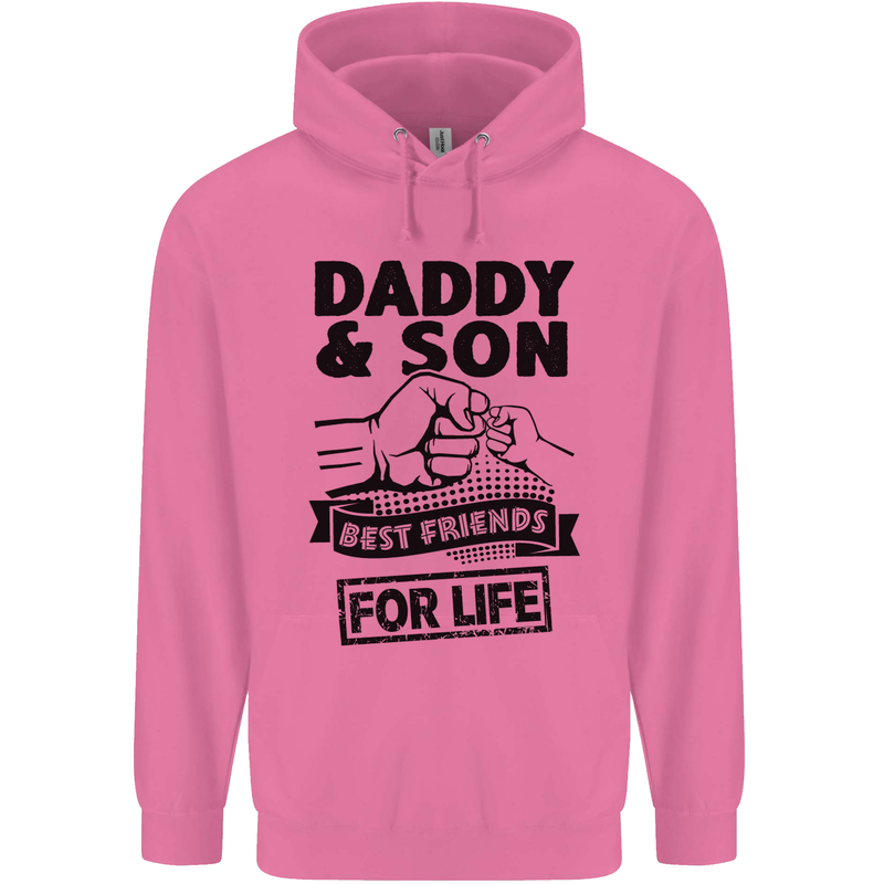 Daddy & Son Best Friends Father's Day Childrens Kids Hoodie Azalea