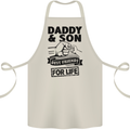 Daddy & Son Best Friends Father's Day Cotton Apron 100% Organic Natural
