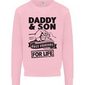 Daddy & Son Best Friends Father's Day Kids Sweatshirt Jumper Light Pink
