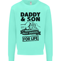 Daddy & Son Best Friends Father's Day Kids Sweatshirt Jumper Peppermint