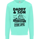 Daddy & Son Best Friends Father's Day Kids Sweatshirt Jumper Peppermint