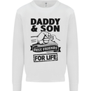 Daddy & Son Best Friends Father's Day Kids Sweatshirt Jumper White