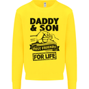 Daddy & Son Best Friends Father's Day Kids Sweatshirt Jumper Yellow