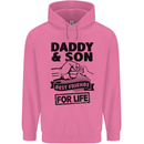 Daddy & Son Best Friends Father's Day Mens 80% Cotton Hoodie Azelea