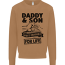Daddy & Son Best Friends Father's Day Mens Sweatshirt Jumper Caramel Latte