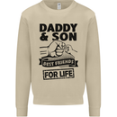 Daddy & Son Best Friends Father's Day Mens Sweatshirt Jumper Sand