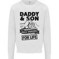 Daddy & Son Best Friends Father's Day Mens Sweatshirt Jumper White
