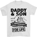 Daddy & Son Best Friends Father's Day Mens T-Shirt Cotton Gildan White