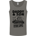 Daddy & Son Best Friends Father's Day Mens Vest Tank Top Charcoal