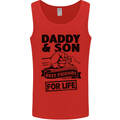 Daddy & Son Best Friends Father's Day Mens Vest Tank Top Red