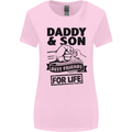 Daddy & Son Best Friends Father's Day Womens Wider Cut T-Shirt Light Pink