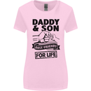 Daddy & Son Best Friends Father's Day Womens Wider Cut T-Shirt Light Pink