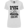 Daddy & Son Best Friends Father's Day Womens Wider Cut T-Shirt White
