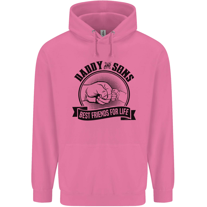 Daddy & Sons Best Friends Father's Day Childrens Kids Hoodie Azalea