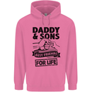 Daddy & Sons Best Friends Father's Day Childrens Kids Hoodie Azalea