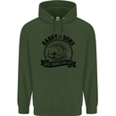 Daddy & Sons Best Friends Father's Day Childrens Kids Hoodie Forest Green