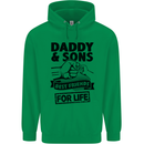 Daddy & Sons Best Friends Father's Day Childrens Kids Hoodie Irish Green