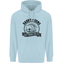 Daddy & Sons Best Friends Father's Day Childrens Kids Hoodie Light Blue