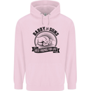 Daddy & Sons Best Friends Father's Day Childrens Kids Hoodie Light Pink