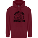 Daddy & Sons Best Friends Father's Day Childrens Kids Hoodie Maroon