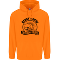 Daddy & Sons Best Friends Father's Day Childrens Kids Hoodie Orange