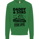 Daddy & Sons Best Friends Father's Day Kids Sweatshirt Jumper Irish Green
