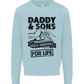 Daddy & Sons Best Friends Father's Day Kids Sweatshirt Jumper Light Blue