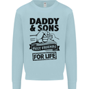 Daddy & Sons Best Friends Father's Day Kids Sweatshirt Jumper Light Blue