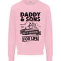 Daddy & Sons Best Friends Father's Day Kids Sweatshirt Jumper Light Pink