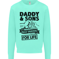 Daddy & Sons Best Friends Father's Day Kids Sweatshirt Jumper Peppermint