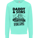 Daddy & Sons Best Friends Father's Day Kids Sweatshirt Jumper Peppermint
