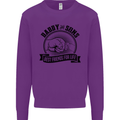 Daddy & Sons Best Friends Father's Day Kids Sweatshirt Jumper Purple