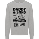 Daddy & Sons Best Friends Father's Day Kids Sweatshirt Jumper Sports Grey