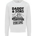 Daddy & Sons Best Friends Father's Day Kids Sweatshirt Jumper White