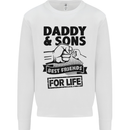 Daddy & Sons Best Friends Father's Day Kids Sweatshirt Jumper White