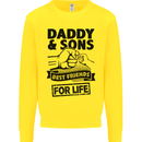 Daddy & Sons Best Friends Father's Day Kids Sweatshirt Jumper Yellow