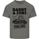 Daddy & Sons Best Friends Father's Day Kids T-Shirt Childrens Charcoal