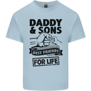 Daddy & Sons Best Friends Father's Day Kids T-Shirt Childrens Light Blue