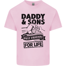 Daddy & Sons Best Friends Father's Day Kids T-Shirt Childrens Light Pink