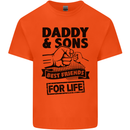 Daddy & Sons Best Friends Father's Day Kids T-Shirt Childrens Orange