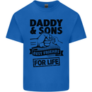 Daddy & Sons Best Friends Father's Day Kids T-Shirt Childrens Royal Blue