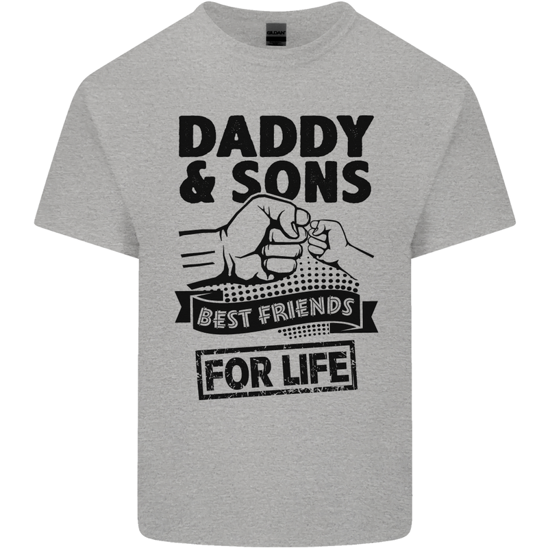 Daddy & Sons Best Friends Father's Day Kids T-Shirt Childrens Sports Grey