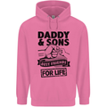 Daddy & Sons Best Friends Father's Day Mens 80% Cotton Hoodie Azelea